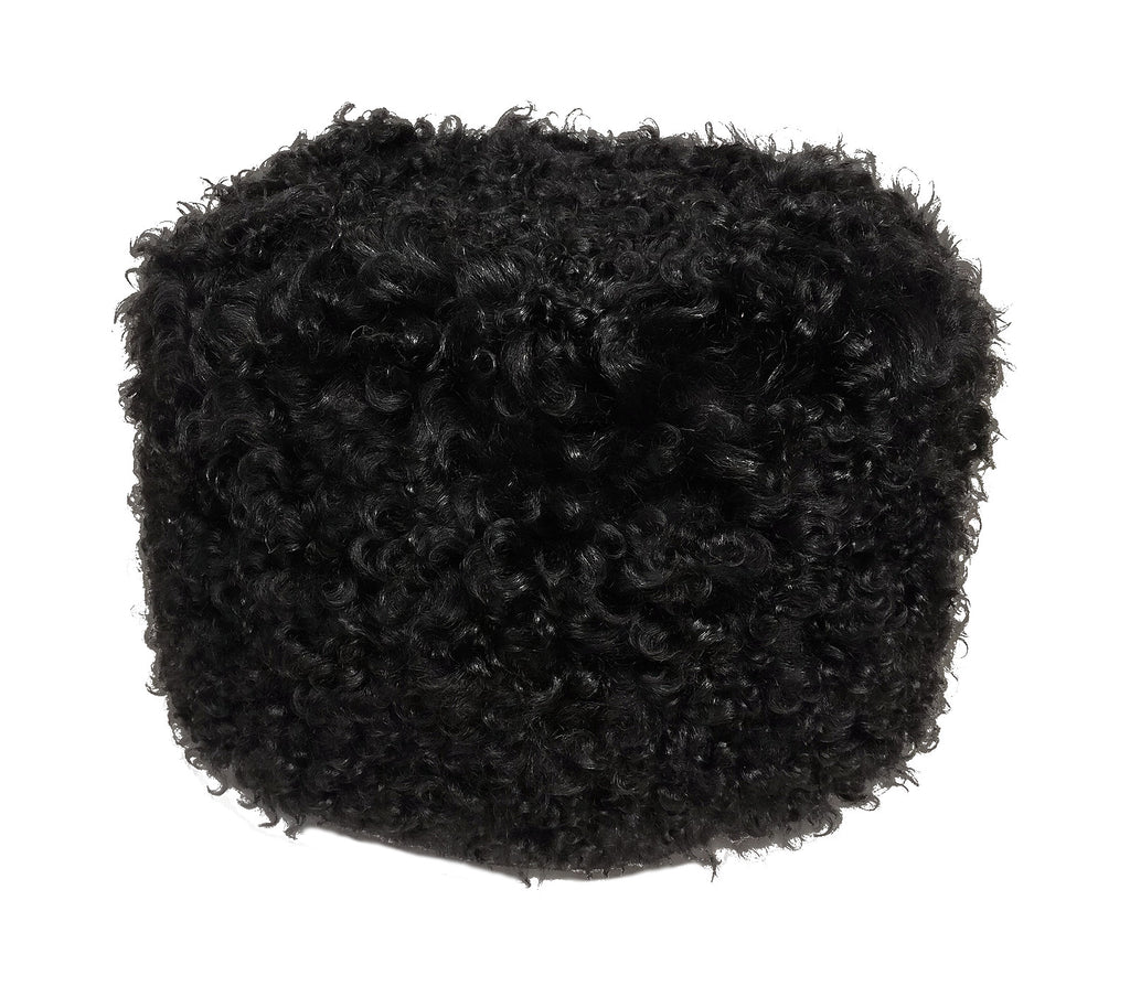 Black Sheepskin Cossack Papakha Hat